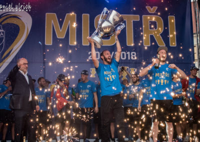 mistrovské oslavy FC Viktorie Plzeň na námestí (19.5.2018)
