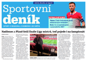Článek ve sportovním Deníku